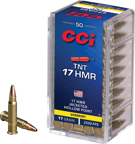 CCI 17 HMR TNT Hollow Point/50