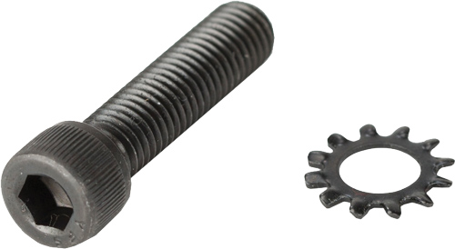 Advanced Technology Intl AR-15/AR-10 Pistol Grip Screw and Star Lock Washer, Package of 1 AR15 Bolt and Washer for AR15