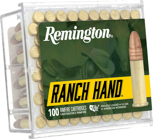 REMINGTON RANCH HAND 22LR 42GR PLATED RN 100RD 50BX/CS