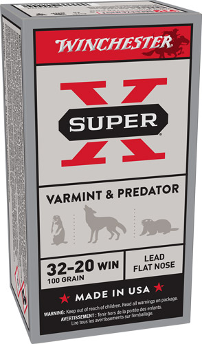 Winchester Ammo 32-20 Win 100Gr. Lead/50