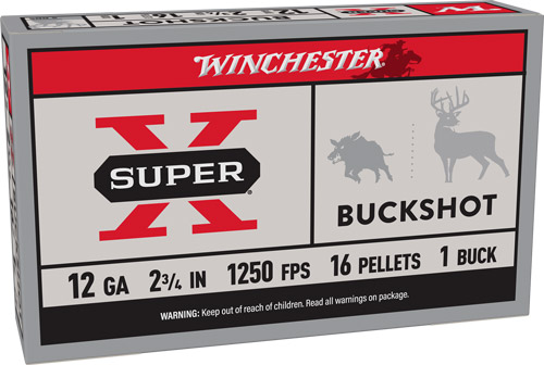 Winchester Ammo SupX 12ga 1-Buck 2.75