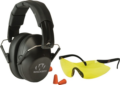 GSM Walkers Pro-Low Profile Folding Muff/Glasses/Plugs Combo