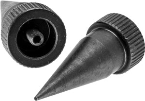 ACCU-TAC SPIKE FEET SET FITS LR10 BIPODS STEEL BLACK