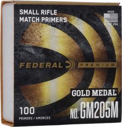 FEDERAL PRIMERS SMALL RIFLE GOLD MEDAL 5000 PACK CASE