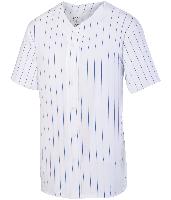 Augusta Youth Pinstripe Full-Button Jersey