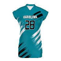High Five Girls FreeStyle Sublimated Cap Sleeve Volleyball Jersey