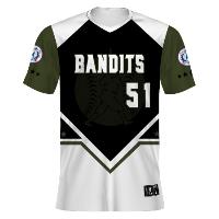 Holloway Babe Ruth FreeStyle Sublimated V-Neck Baseball Jersey