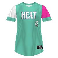 Holloway Girls FreeStyle Sublimated Pin-Dot Short Sleeve Softball Jersey
