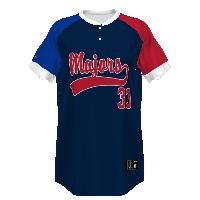 Holloway Ladies FreeStyle Sublimated Turbo 2-Button Softball Jersey