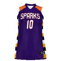 Holloway Ladies FreeStyle Sublimated Turbo Lightweight Racerback Basketball Jersey