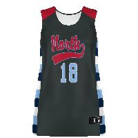 Holloway Ladies FreeStyle Sublimated Turbo Reversible Basketball Jersey