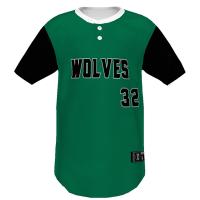 Holloway Youth FreeStyle Sublimated Pin-Dot 2-Button Baseball Jersey