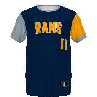 Holloway Youth FreeStyle Sublimated Turbo Crew Neck Baseball Jersey