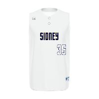 Russell Athletic FreeStyle Sublimated Sleeveless Two-Button Performance Mesh Baseball Jersey