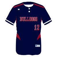 Russell Athletic FreeStyle Sublimated Two-Button Performance Mesh Baseball Jersey