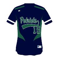 Russell Athletic FreeStyle Sublimated V-Neck Performance Mesh Baseball Jersey