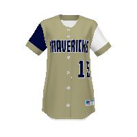 Russell Athletic Girls FreeStyle Sublimated Full-Button Softball Jersey