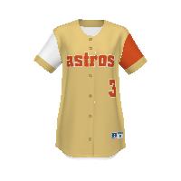 Russell Athletic Ladies FreeStyle Sublimated Full-Button Softball Jersey