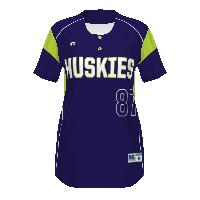 Russell Athletic Ladies FreeStyle Sublimated Two-Button Softball Jersey