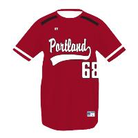 Russell Athletic Youth FreeStyle Sublimated Crew Neck Performance Mesh Baseball Jersey
