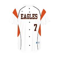 Russell Athletic Youth FreeStyle Sublimated Faux Full-Button Baseball Jersey