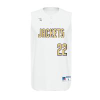 Russell Athletic Youth FreeStyle Sublimated Sleeveless Two-Button Performance Mesh Baseball Jersey