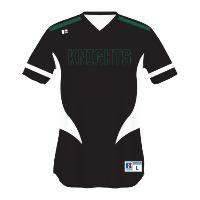 Russell Athletic Youth FreeStyle Sublimated V-Neck Performance Mesh Baseball Jersey
