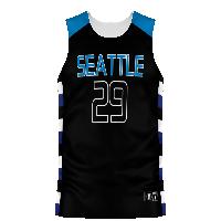 Unknown/Unbranded FreeStyle Sublimated Turbo Reversible Basketball Jersey