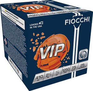 Fiocchi Ammo ExactaVIP 410ga 2.5