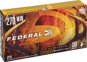 Federal Cartridge 270 Winchester 130gr Fusion