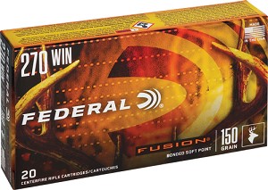 Federal Cartridge 270 Winchester 150gr Fusion
