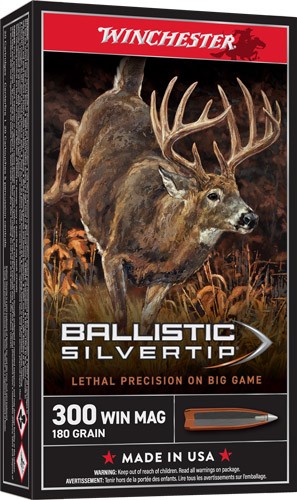 Winchester Ammo Suprem 300WinMag 180grB Silvertip