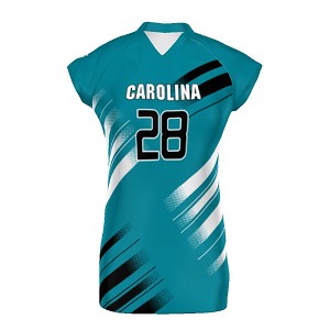 High Five Girls FreeStyle Sublimated Cap Sleeve Volleyball Jersey