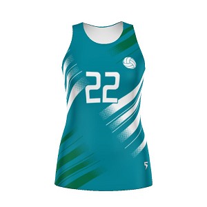 High Five Girls FreeStyle Sublimated Sleeveless Volleyball Jersey