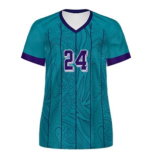 High Five Ladies FreeStyle Sublimated Turbo V-Neck Soccer Jersey
