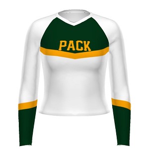Holloway Girls FreeStyle Sublimated Long Sleeve Cheer Top