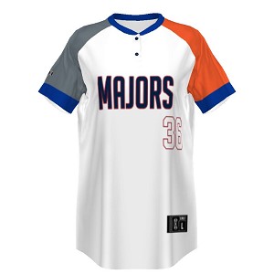 Holloway Girls FreeStyle Sublimated Turbo 2-Button Softball Jersey