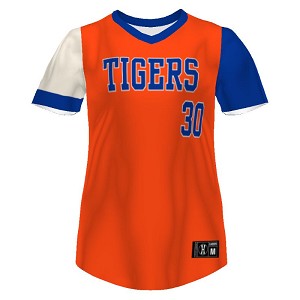 Holloway Ladies FreeStyle Sublimated Pin-Dot Short Sleeve Softball Jersey