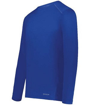 Holloway Youth Essential Long Sleeve Tee Powered by CoolcoreÂ®