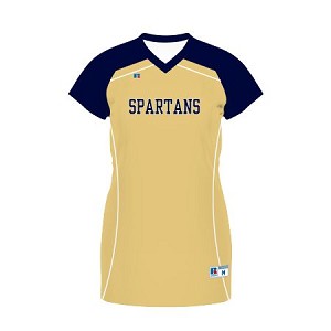 Russell Athletic Ladies FreeStyle Sublimated V-Neck Softball Jersey